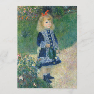 Das Mädchen in der Gießerei von Auguste Renoir Einladung