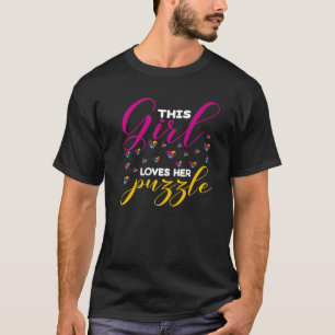Das Mädchen Liebe ihr Rätsel Autismus Bewusstsein T-Shirt