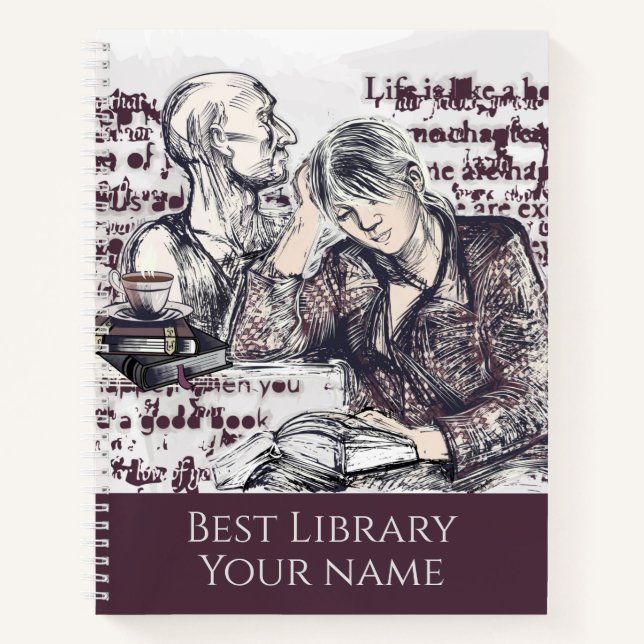 Das Mädchen liest ein Buch (Vorderseite)