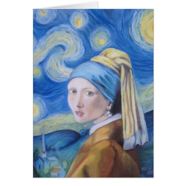 Das Mädchen mit dem Perlenohrring auf einer (Vorne)