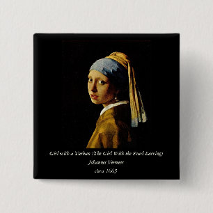 Das Mädchen mit einem Turban/Mädchen mit dem Perle Button