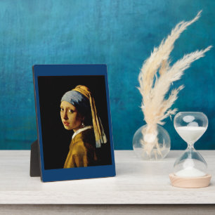 Das Mädchen mit einem Turban/Mädchen mit dem Perle Fotoplatte