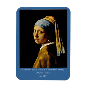 Das Mädchen mit einem Turban/Mädchen mit dem Perle Magnet