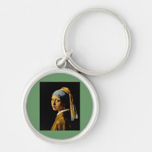 Das Mädchen mit einem Turban/Mädchen mit dem Perle Schlüsselanhänger