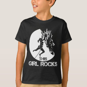 Das Mädchen Rocks Kletterkletterkletterkletter T-Shirt