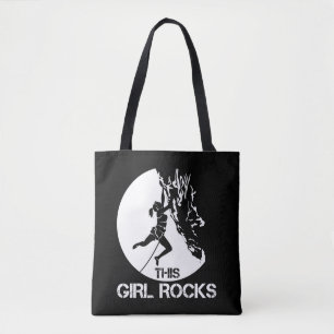Das Mädchen Rocks Kletterkletterkletterkletter Tasche