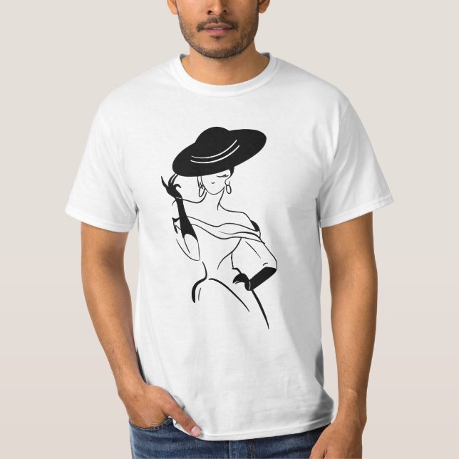 Das Mädchen vogue niedlich T-Shirt (Vorderseite)