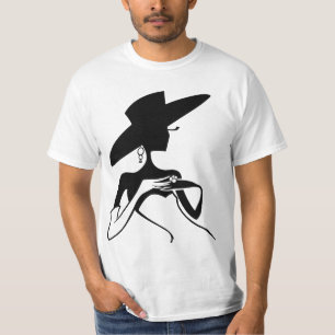 Das Mädchen vogue niedlichen Schwarz-weißen Cindy T-Shirt