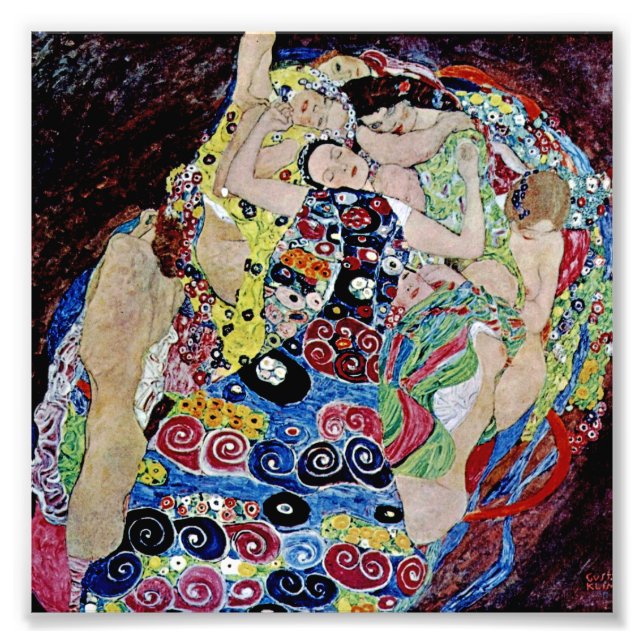 Das Mädchen von Gustav Klimt, Jugendstil, Deko,vi Fotodruck (Vorne)
