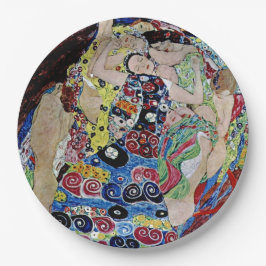Das Mädchen von Gustav Klimt, Jugendstil, Deko,vi Pappteller