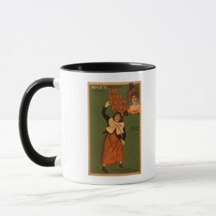 "Das Mädchen von Paris" Theater-Musical-Plakat Tasse