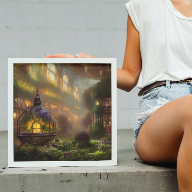 Das Magische Digitale Kunstposter des Atriums Poster (Von Creator hochgeladen)