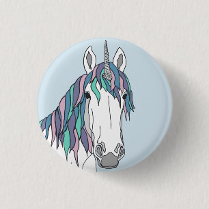 Das magische Einhorn Button