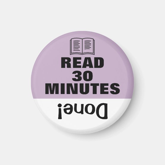 Das Magnet für die Erinnerung von Kid-Routinen les (Vorne)