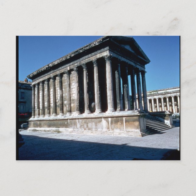 Das Maison Carree Postkarte (Vorderseite)