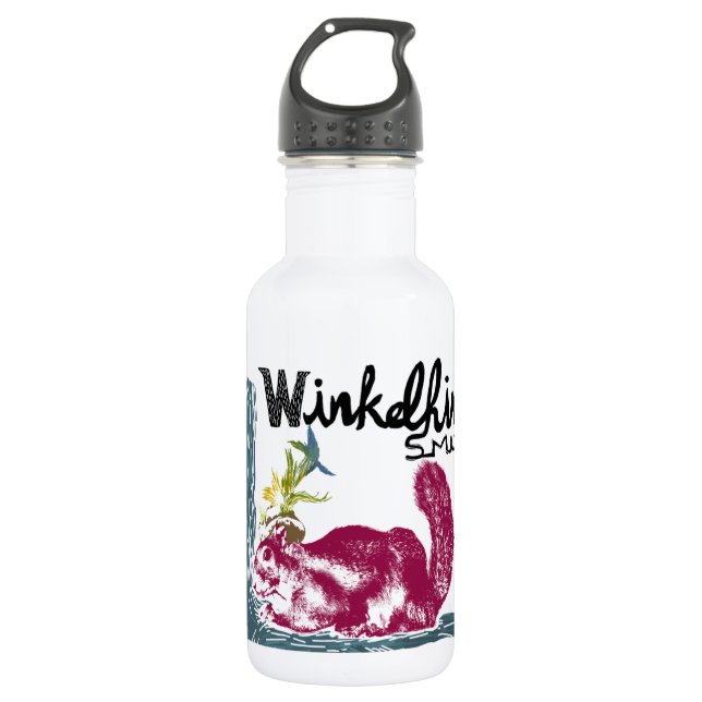 Das Malerei-Eichhörnchen, Winkelhimer Smith Trinkflasche (Vorderseite)