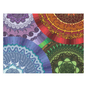 Das Mandalas Elemente Tischdecke