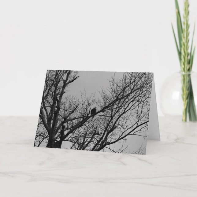 Das Männchen sieht zu. Karte (Vorderseite)