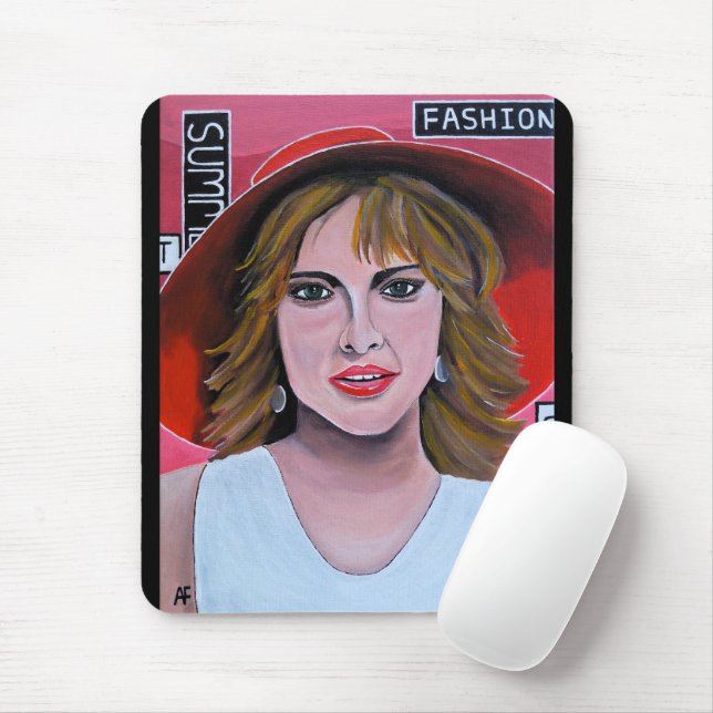 Das Mannequin-Gemälde von Alfred Fox Mousepad (Mit Mouse)