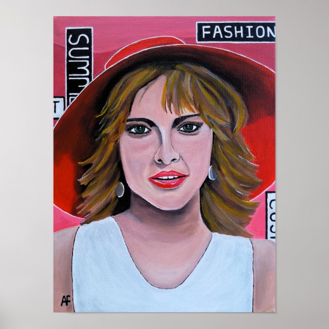 Das Mannequin-Gemälde von Alfred Fox Poster (Vorne)