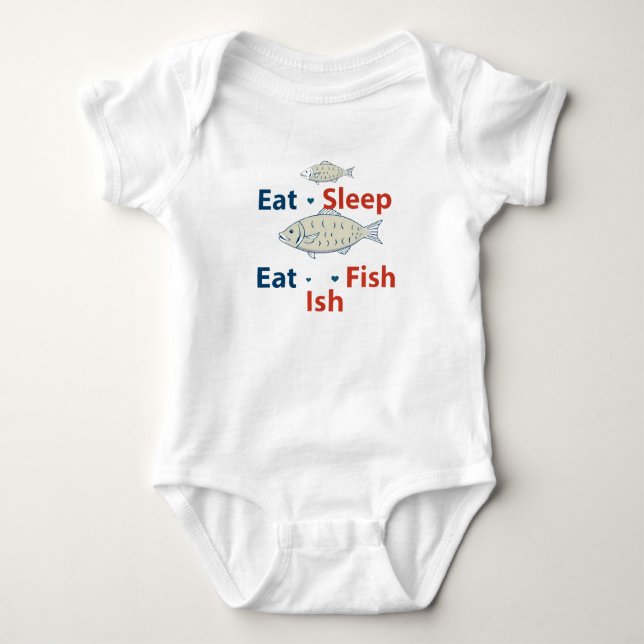 Das Mantra der Fischer Baby Strampler (Vorderseite)