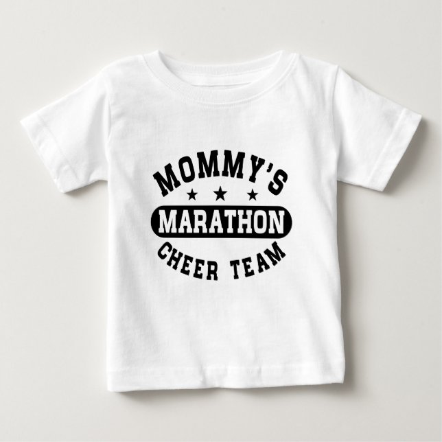 Das Marathon-Beifall-Team der Mama Baby T-shirt (Vorderseite)