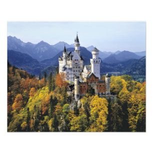 Das märchenhafte Neuschwanstein ist eines von drei Fotodruck