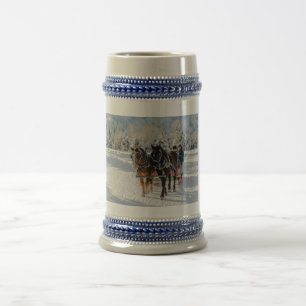 Das Märchenland des Winters Bierglas