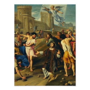 Das Martyrium von Saint Stephen Fotodruck