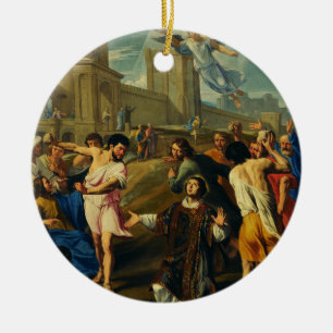 Das Martyrium von Saint Stephen Keramik Ornament