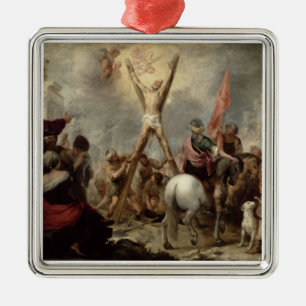 Das Martyrium von St Andrew, 1675-82 (Öl auf canva Ornament Aus Metall