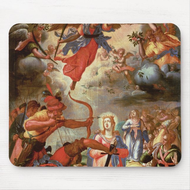 Das Martyrium von St Ursula, Anfang des 17. Mousepad (Vorne)