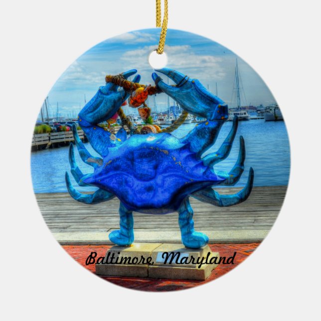 Das Maryland Blue Crab Ornament (Vorne)
