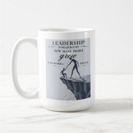 Das Maß einer Führungskraft Kaffeetasse
