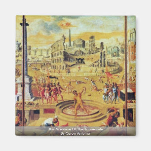 Das Massaker des Triumvirate durch Caron Antoine Magnet