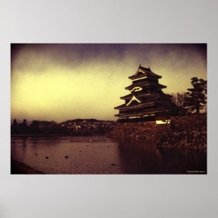 Das Matsumoto-Schloss, Japan Poster