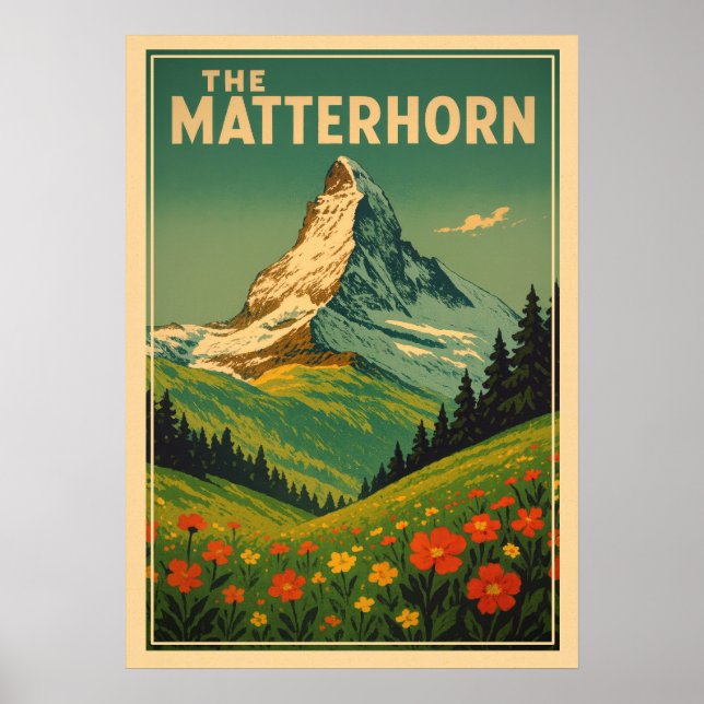 Das Matterhorn V03 Poster (Vorne)