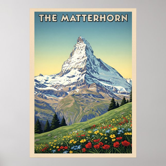 Das Matterhorn V04 Poster (Vorne)