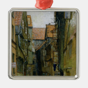 Das Matthiasstrasse in Hamburg, 1891 Silbernes Ornament