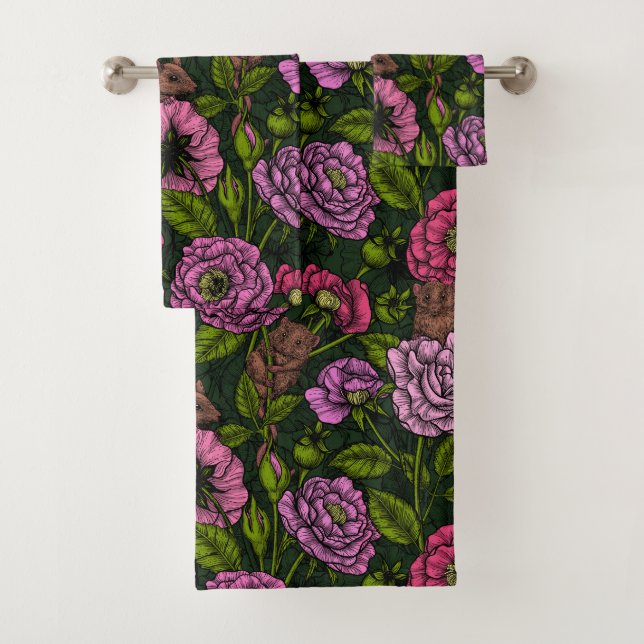 Das Mäuse-Party Badhandtuch Set (Insitu)