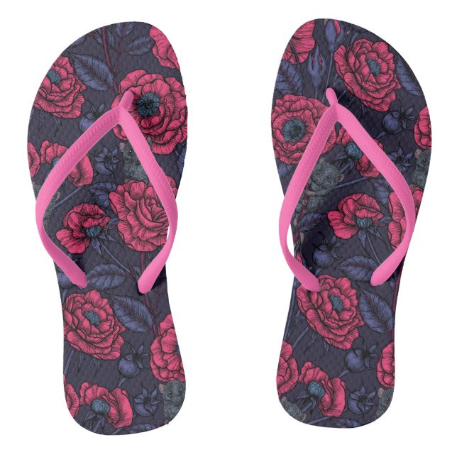 Das Mäuse-Party Flip Flops (Fußbett)