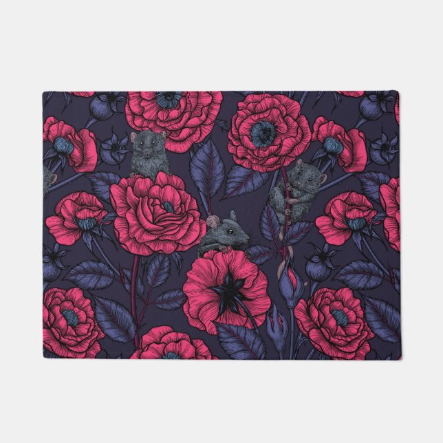 Das Mäuse-Party Fußmatte (Vorderseite)