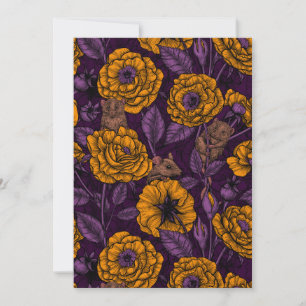 Das Mäuse-Party in Orange und Violett