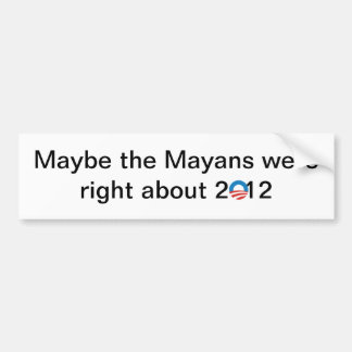 Das Mayans waren recht Autoaufkleber