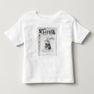 Das Mayflower, vordere Abdeckung von 'Life Kleinkind T-shirt