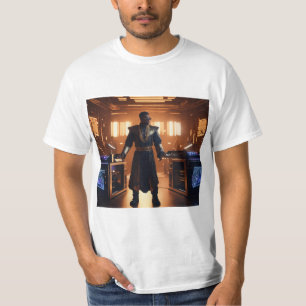 Das Mechanische Maestro: Eine Robotersinfonie des  T-Shirt