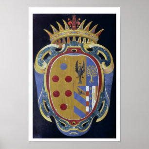 Das Medici-Lorena Wappen, c.1638 (pietra dur Poster