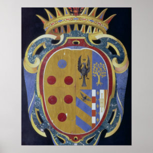 Das Medici-Lorena Wappen, c.1638 (pietra dur Poster