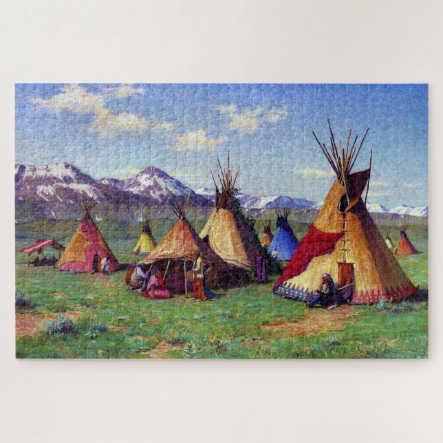 Das Medizin-Tipi Joseph Henry Sharp 1903 (Horizontal)