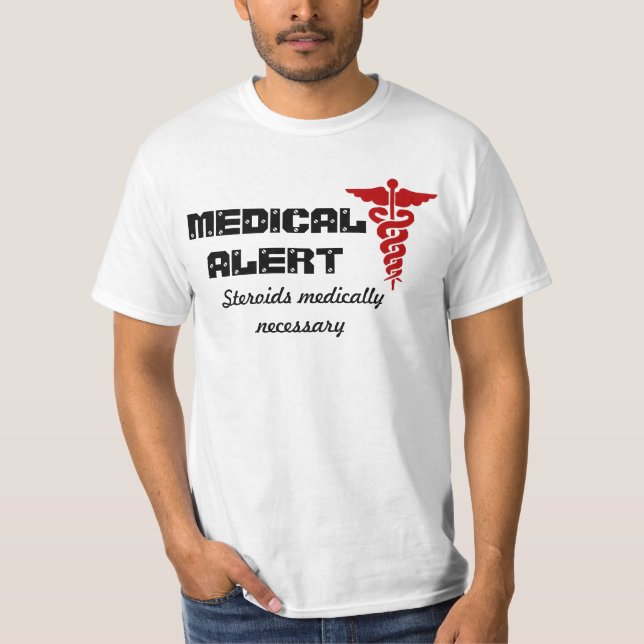 Das medizinische wachsame Shirt der Männer (Vorderseite)